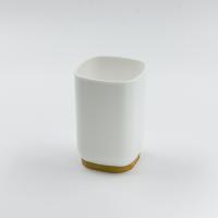 13170 Пластиковый стакан белый с бамбуком JOY HOME