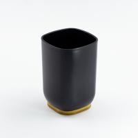 13174 Пластиковый стакан черный с бамбуком Joy Home