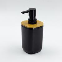 13173 Пластиковый диспенсер черный с бамбуком Joy Home