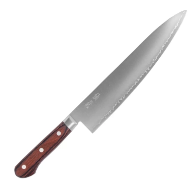 AS-11/E Нож кухонный Шеф 24см, SUNСRAFT Япония, серия SenzoClad