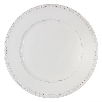 MC-F566200005D0053 Тарелка обеденная 27см Augusta белая MATCERAMICA