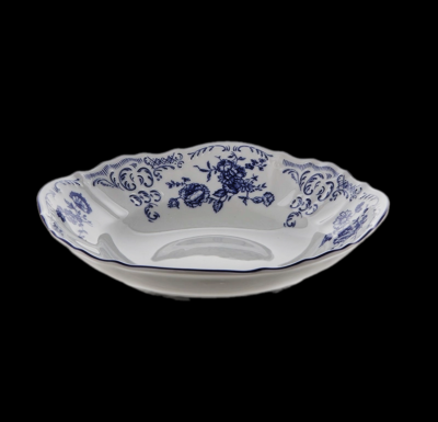 БЕР0826 Салатник круглый 25см, Thun Bernadotte, декор Синяя роза