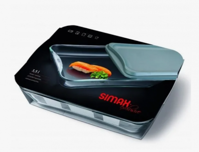 7226 Форма для выпечки и запекания 3,5л с пластиковой крышкой Simax