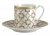 PM-0125/DECO Кофейная пара: чашка 0,08л с блюдцем 11см ,2 штуки, Pozzi Milano, серия Deco PM-0125/DECO Кофейная пара: чашка 0,08л с блюдцем 11см ,2 штуки, Pozzi Milano, серия Deco