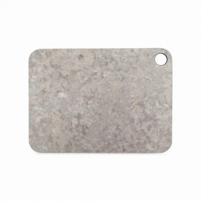 DRJ29204057OA4 Доска разделочная с желобом, композитный материал, 29x20 см, белый камень, ComposeEat [53498]