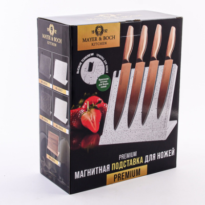 40616 Подставка для ножей магнитная, полипропилен, ​​​​​​​MAYER&BOCH
