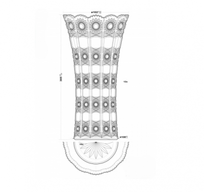 990/80191/0/57030/305-109 Ваза "500 PK" 30,5 см