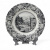13-0404 Набор 6 глубоких тарелок, Claytan, декор ROME GREY