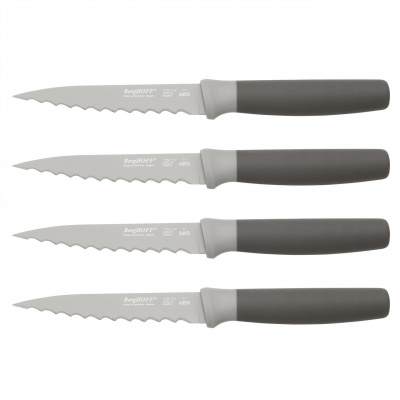 3950046 Набор из 4 ножей ножей 13см для стейка, BergHOFF, серия Leo